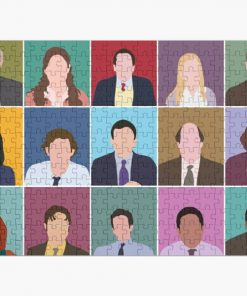 The Faces of The Office Jigsaw Puzzle RB1801 product Offical The Office Merch