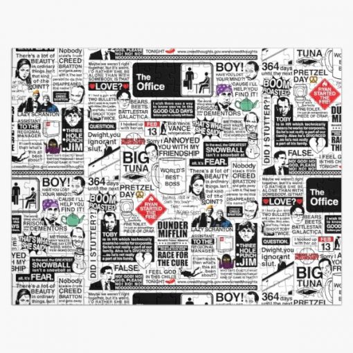 The Office Quotes Jigsaw Puzzle RB1801 product Offical The Office Merch