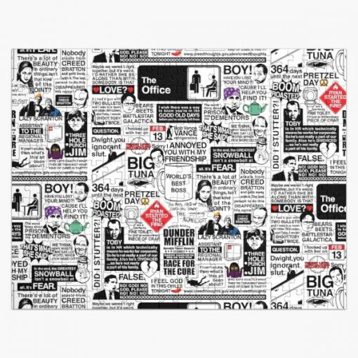 Wise Words From The Office - The Office Quotes (Variant) Jigsaw Puzzle RB1801 product Offical The Office Merch