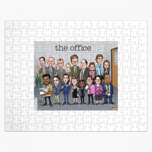 Office T-ShirtCast of The Office Jigsaw Puzzle RB1801 product Offical The Office Merch