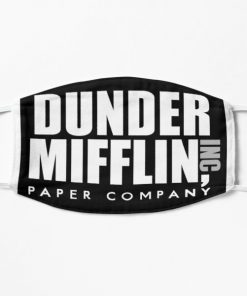 The Office Dunder Mifflin Paper Company Inc Flat Mask RB1801 product Offical The Office Merch