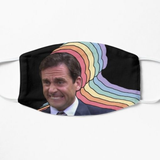 nervous Michael Scott - The Office Flat Mask RB1801 product Offical The Office Merch