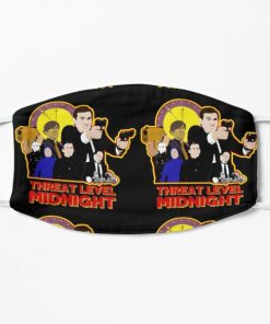 Threat Level Midnight Flat Mask RB1801 product Offical The Office Merch