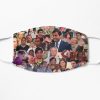 The Office Collage Flat Mask RB1801 product Offical The Office Merch