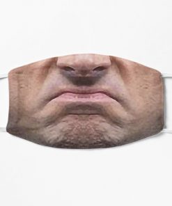 Prison Mike Face Mask for the office Flat Mask RB1801 product Offical The Office Merch