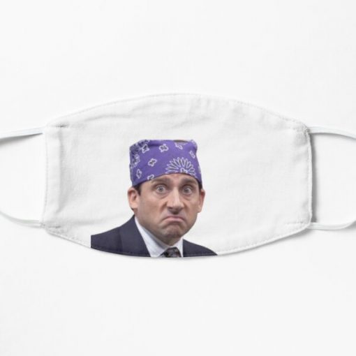 Coronavirus Mask The Office Prison Mike Flat Mask RB1801 product Offical The Office Merch