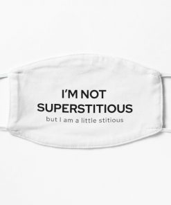 Superstitious - Michael Scott | The Office Flat Mask RB1801 product Offical The Office Merch