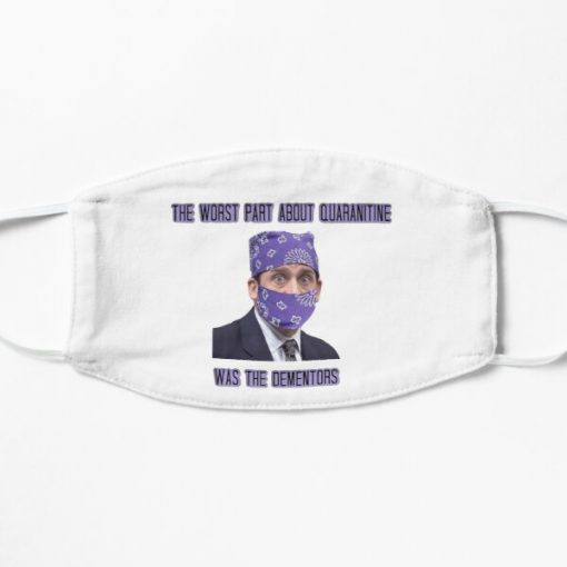 Quarantine Prison Mike Flat Mask RB1801 product Offical The Office Merch
