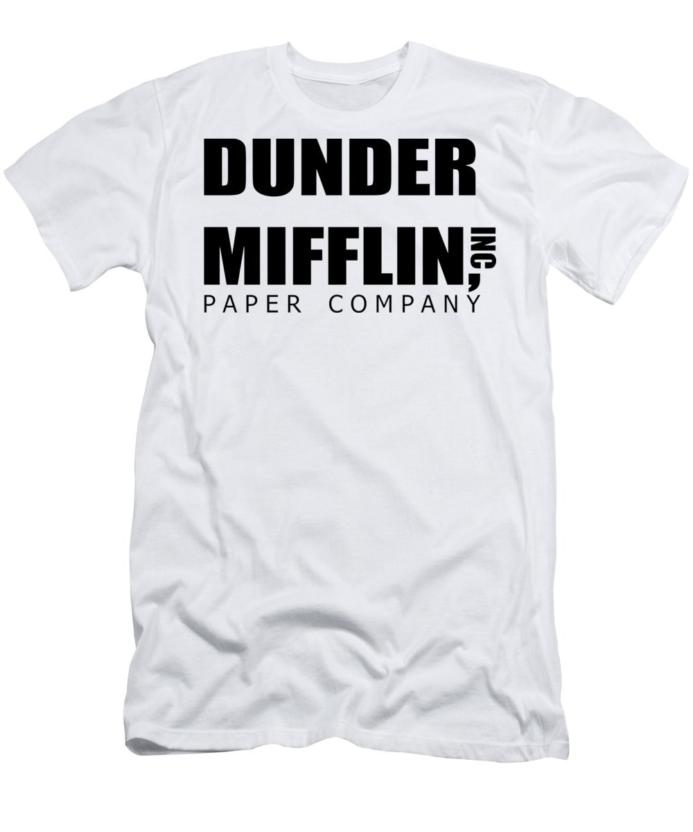  Dunder Mifflin Paper Companty - Camiseta de parodia para  televisión : Ropa, Zapatos y Joyería