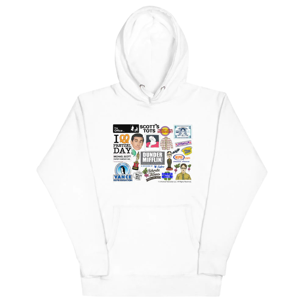 The Office Hoodies – Office Icons TV Show Pullover Hoodie | The Office  Merch Shop